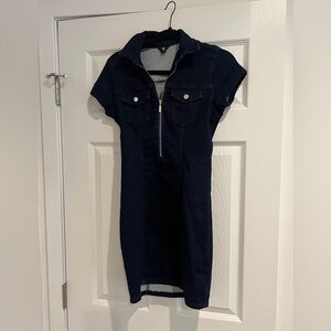 Guess y2k denim stretch mini dress